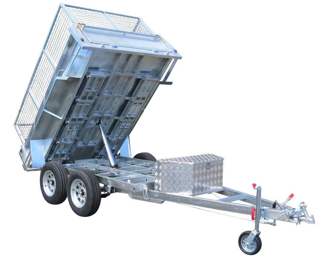 Safari Hydraulic Tipping 8x5 Tandem Axle Box Trailer