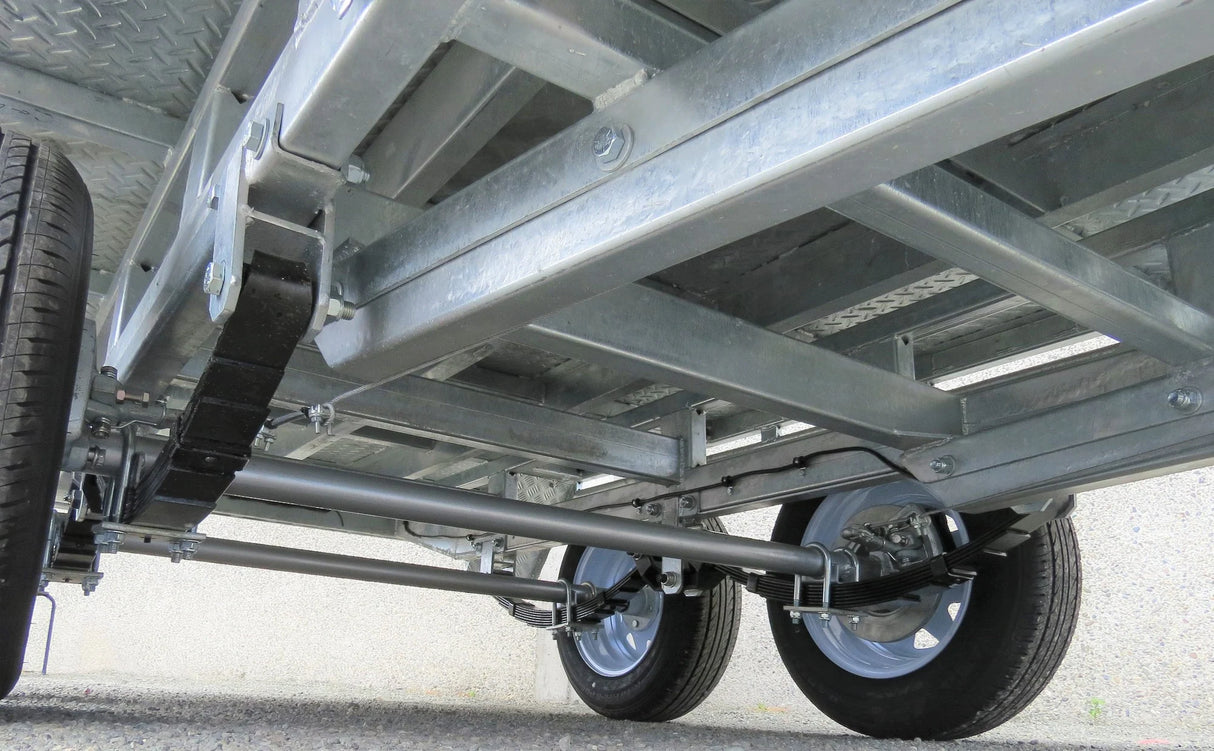 Safari 10x6 Tandem Axle Flatdeck Trailer Optional 1200mm Cage