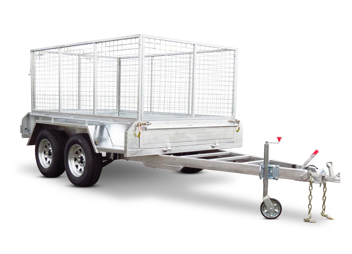 Safari 8x5 Tandem Axle Box Trailer Incl 900mm Cage
