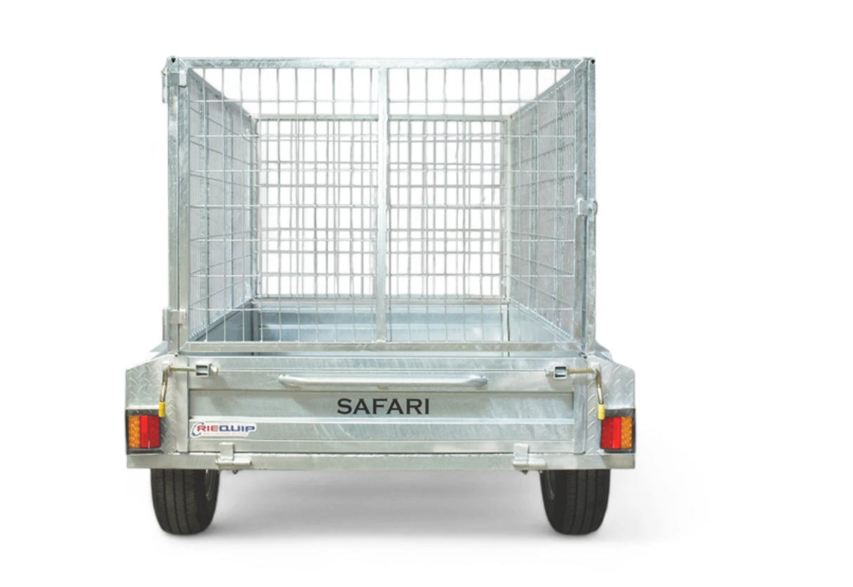 Safari 7x4 Single Axle Box Trailer Incl 900mm Cage