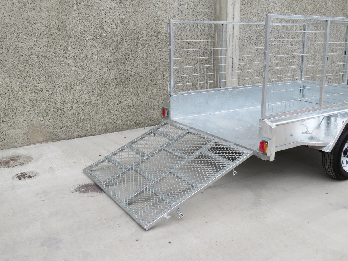 8x5 Single Axle Box Trailer Incl 900mm Cage