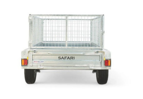 Safari 7x4 Single Axle Box Trailer Incl 600mm Cage