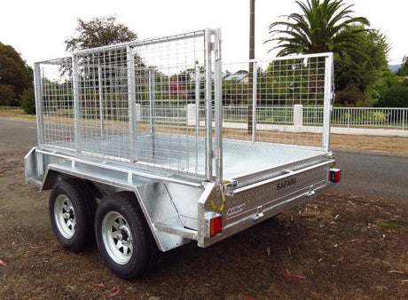 Safari 8x5 Tandem Axle Box Trailer Incl 900mm Cage
