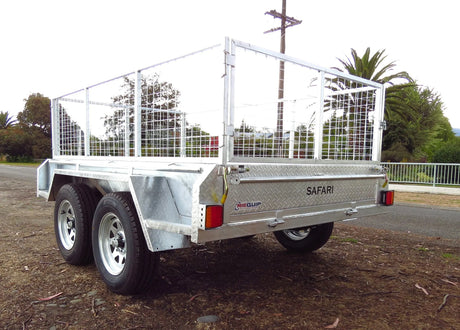 Safari 8x5 Tandem Axle Box Trailer Incl 600mm Cage