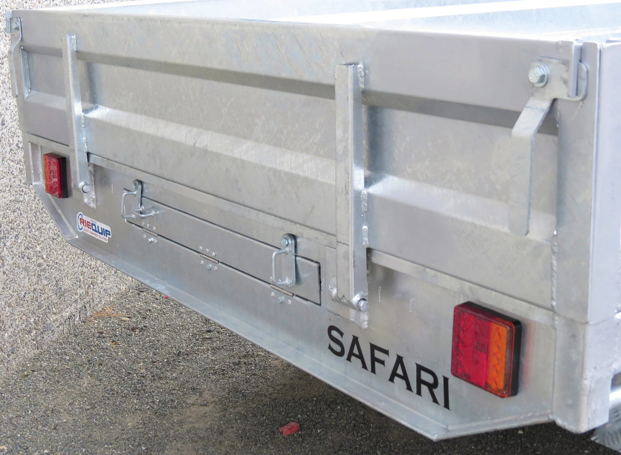 Safari 10x6 Tandem Axle Flatdeck Trailer Optional 1200mm Cage