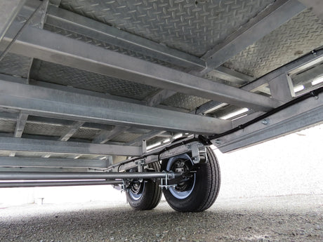 Safari 12x7 Tandem Axle Flatdeck Trailer with Optional 1200mm Cage