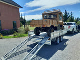 Safari 12x7 Tandem Axle Flatdeck Trailer with Optional 1200mm Cage