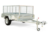 Safari 7x4 Single Axle Box Trailer Incl 600mm Cage