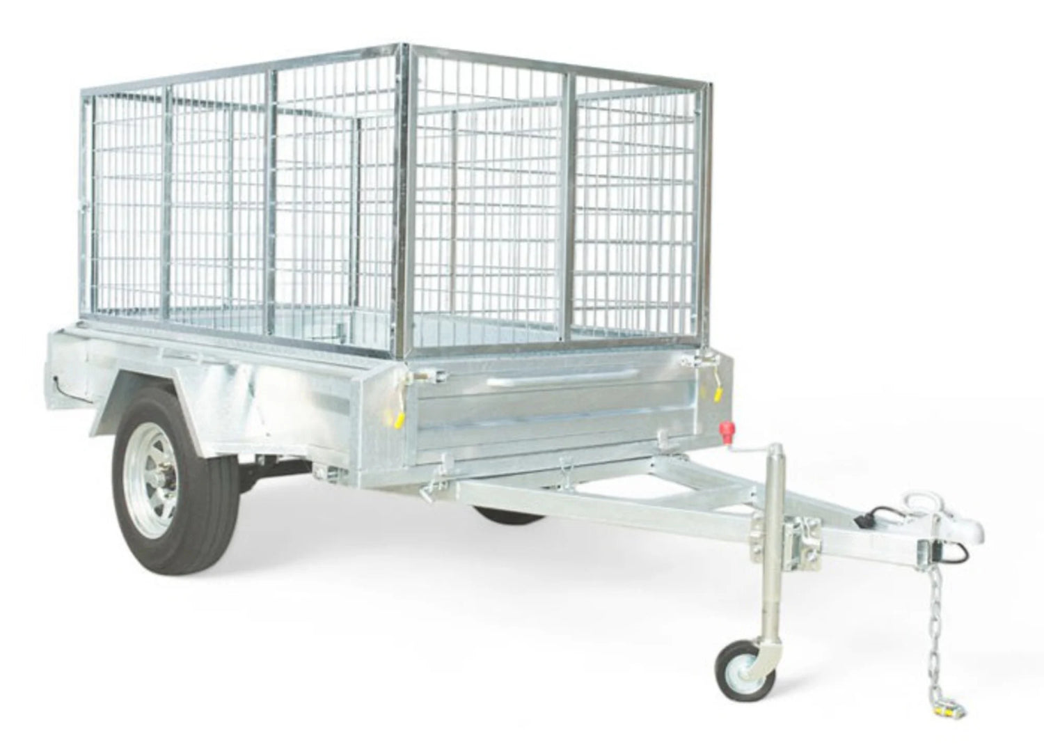 Safari 7x4 Single Axle Box Trailer Incl 900mm Cage