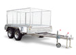 Safari 8x5 Tandem Axle Box Trailer Incl 900mm Cage