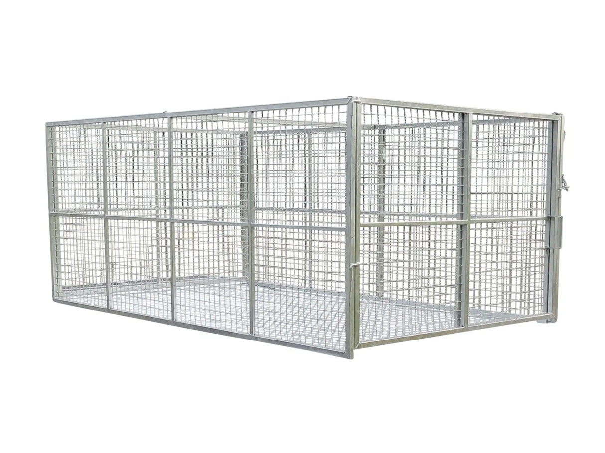 Safari 12x7 1200mm Cage With Sliding Stock Gate To Suit Flatdeck Trailer